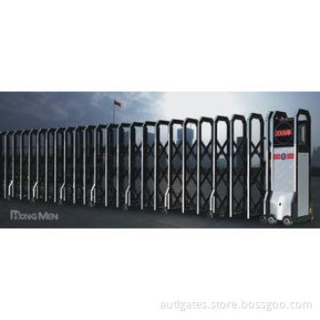 Railless Alluminum Alloy Building Auto Folding Gates With A